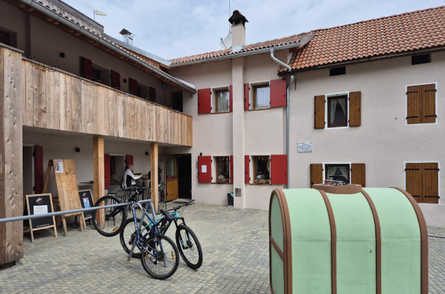 Ristorante Locanda Valmorel tappa pratica per ciclisti